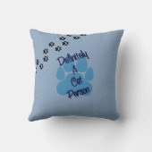 3匹の猫の前におもしろいな装飾用クッション クッション (裏面)