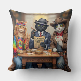 3匹の猫 クッション
