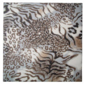 3匹の猫 タイル (正面)