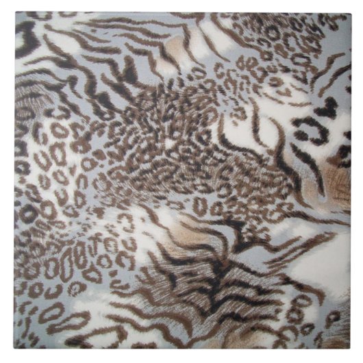 3匹の猫 タイル (正面)