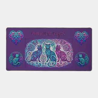 3匹の猫 デスクマット