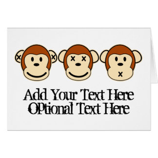 3匹の猿のデザイン