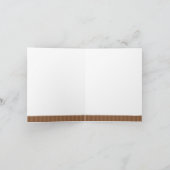 3匹の猿のメッセージカード サンキューカード (内部)