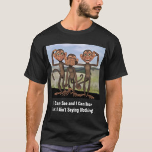 3匹の猿 Tシャツ