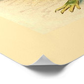 「3匹の社交的なカエル」 ポスター (角)