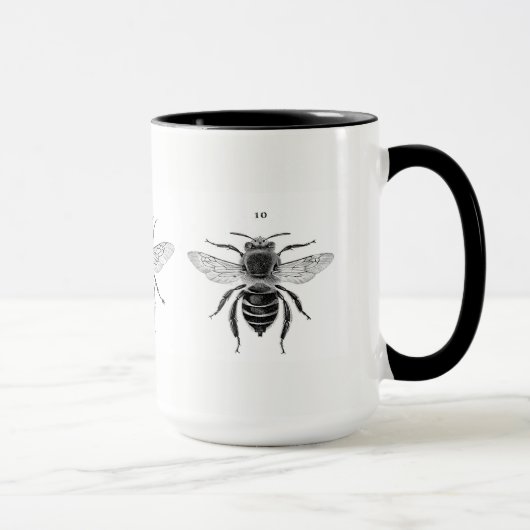 3匹の蜂のマグ マグカップ (右)