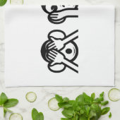 3匹の賢い猿Emoji キッチンタオル (折り畳み)