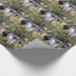 3匹の雄ヤギ ラッピングペーパー