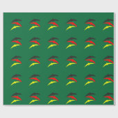 3匹の飛ぶ鳥の包装紙 ラッピングペーパー (フラット)