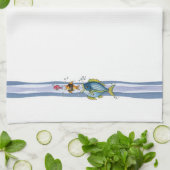 3匹の魚 – キッチンタオル (折り畳み)