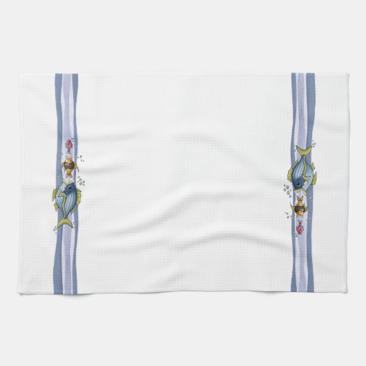 3匹の魚 – キッチンタオル (横)