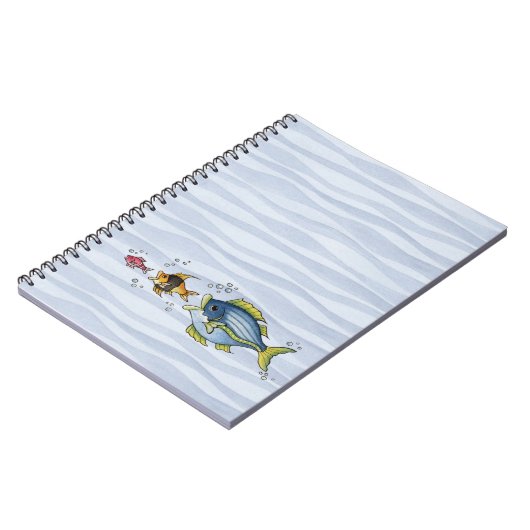 3匹の魚 – ノートブック (左側)