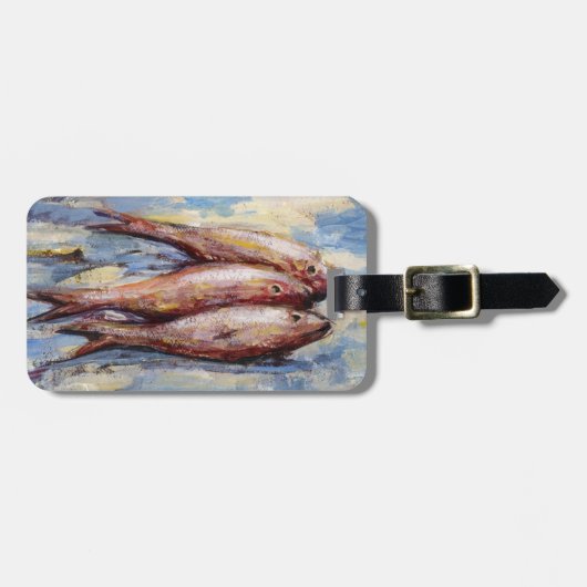 3匹の魚 ラゲッジタグ (正面横)