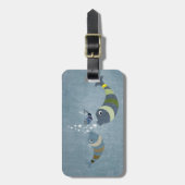 3匹の魚 ラゲッジタグ (正面縦)