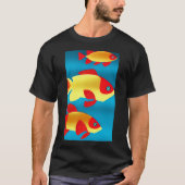 3匹の魚 Tシャツ (正面)