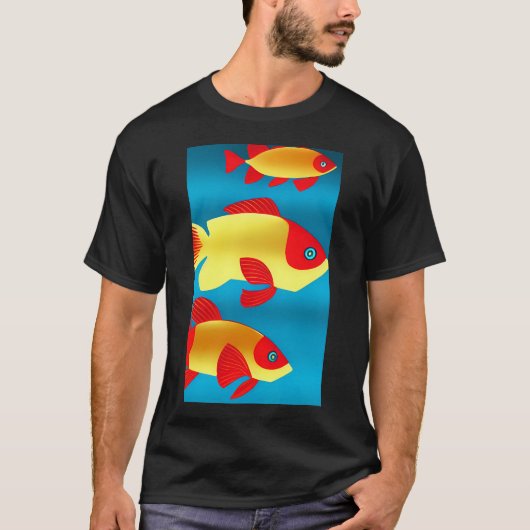 3匹の魚 Tシャツ (正面)