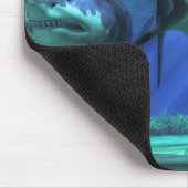 3匹の鮫 マウスパッド (コーナー)