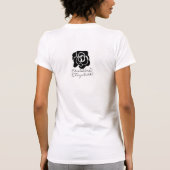 3匹の黒いバラ Tシャツ (裏面)