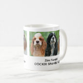 3匹のpartiによって着色されるコッカーが付いているコーヒー・マグ コーヒーマグカップ (正面右)