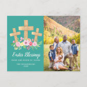 3十字フローライースター恵み写真 シーズンポストカード (正面)