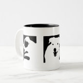 3台のジャッキのマグ ツートーンマグカップ (正面左)