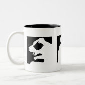 3台のジャッキのマグ ツートーンマグカップ (左)