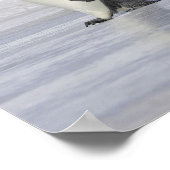 3台の皇帝ペンギン、スノーヒル島 ポスター (角)