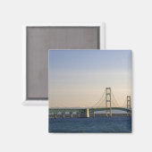 3号線にまたがるマッキナックブリッジ マグネット (正面/裏面)