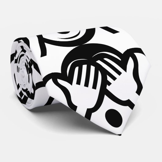 3名猿みづる見ざる不吉な絵文字を見る ネクタイ (ロール)