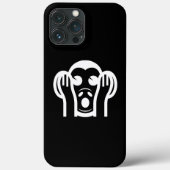 3名猿キカザル聞かざる悪い絵文字を聞かない Case-Mate iPhoneケース (裏面)