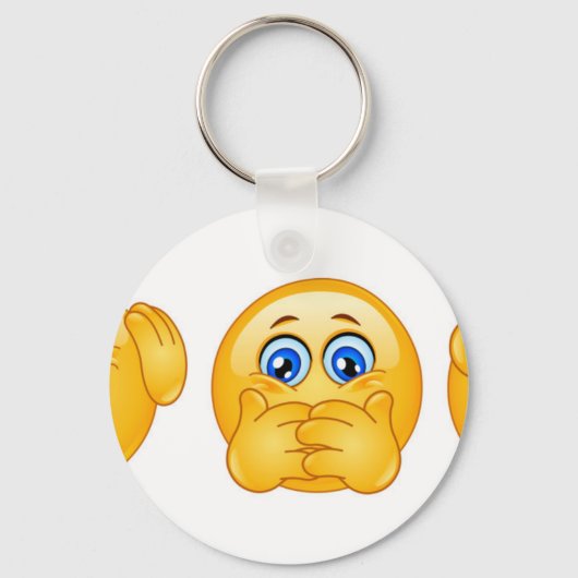 3名絵文字 キーホルダー (正面)