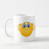 3名絵文字 コーヒーマグカップ (左)