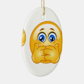 3名絵文字 セラミックオーナメント (右)