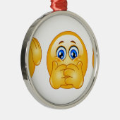 3名絵文字 メタルオーナメント (右)