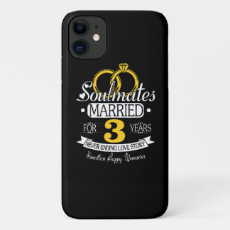 3周年結婚3年目の結婚生活 iPhone 11 ケース