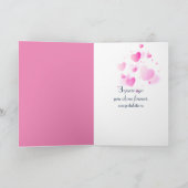 3周年記念ハートバブルのブラック カード (内部)