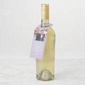 3周年記念結婚フォトクリスタルジェムハート ボトルネックタグ (アングル)