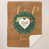 3周年記念結婚革イメージシェルパ シェルパブランケット (正面)