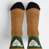 3周年記念結婚革イメージ ソックス (上部)