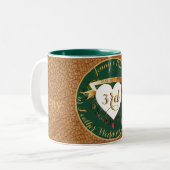 3周年記念結婚革ツートーンコーヒーMu ツートーンマグカップ (正面左)