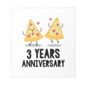 3周年記念3年 ノートパッド (正面)