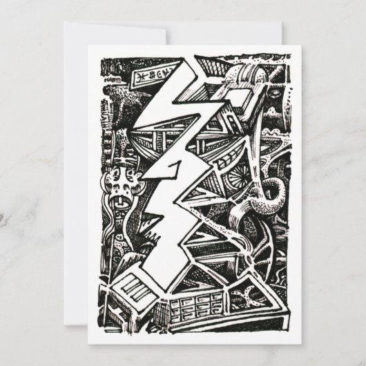 3四半期フラットカード (正面)