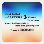 3回失敗しただけ… スクエアシール (正面)