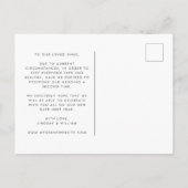 3回目のチャーム日の変更 案内ポストカード (裏面)