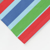 3回目のバースデートレインの名前のカスタマイズ フリースブランケット (角)