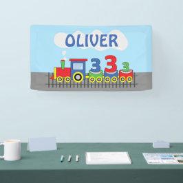 3回目のバースデートレインの名前のカスタマイズ 横断幕