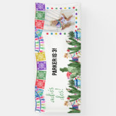 3回目の誕生日パーティーAdios Dos Mexican Fiesta写真 横断幕 (縦)