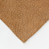 3回結婚目の記念皮革画像 フリースブランケット (角)