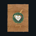 3回結婚目の記念皮革画像 フリースブランケット<br><div class="desc">お願いします。 3周年記念の贈り物をお探しですか？!私は、メダリオンの文字と、私のハートが、特別な日に備えて、堂々としたデザインはっきりしたを作り出すのに役立つ、「エレガンス」と、ヒスイ伝統的と革のイメージを持つフリースブランケットをデザインしました！</div>