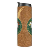 3回結婚記念皮革 タンブラー (回転右)